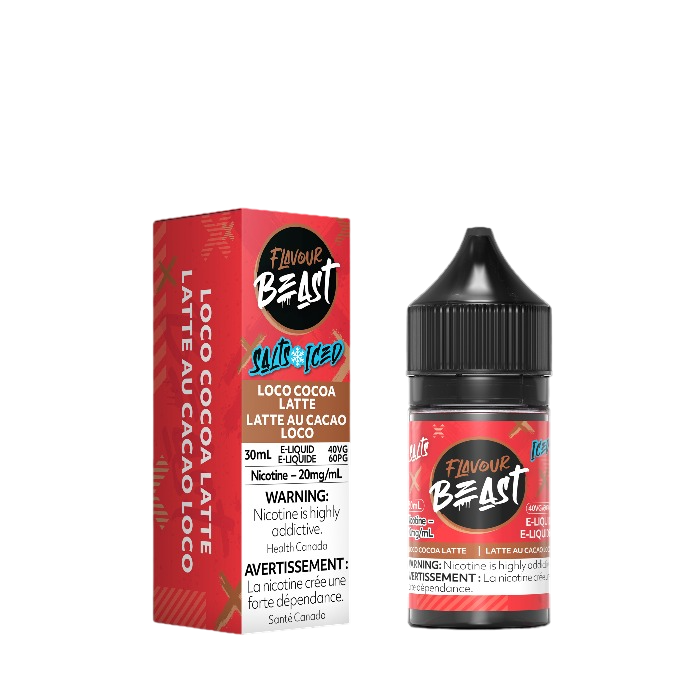 Flavour Beast Loco Cocoa Latte Salts E Liquid Vapeluv