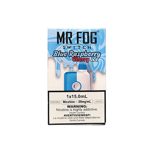 MR FOG MAX PRO 2000 PUFFS BLUE RASPBERRY CHERRY - Mr Fog - Enjoy