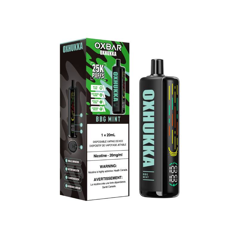 BBG Mint OxHukka Disposable Vape