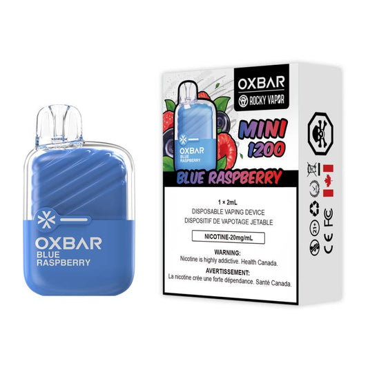 Blue Raspberry OxBar Mini Disposable Vape