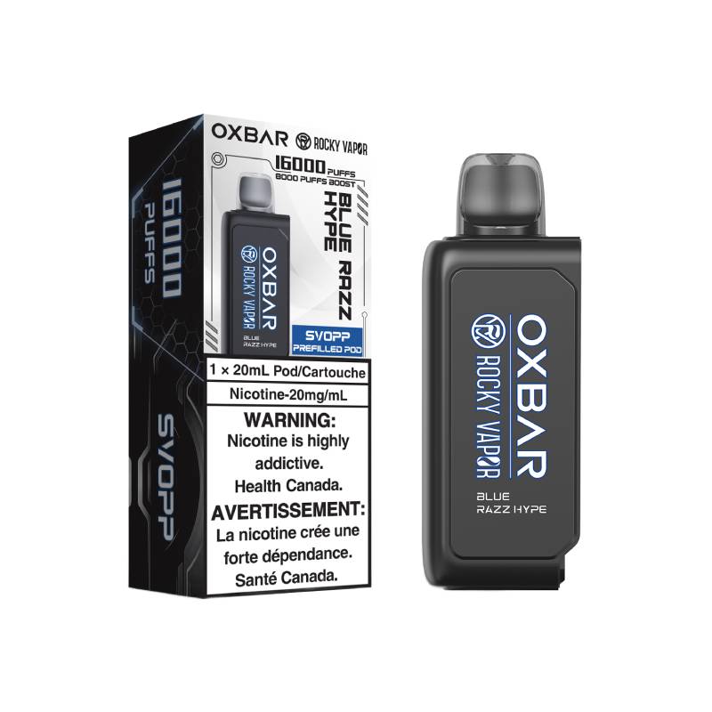 Oxbar Svopp 16K Pod - Blue Razz Hype, 20ML