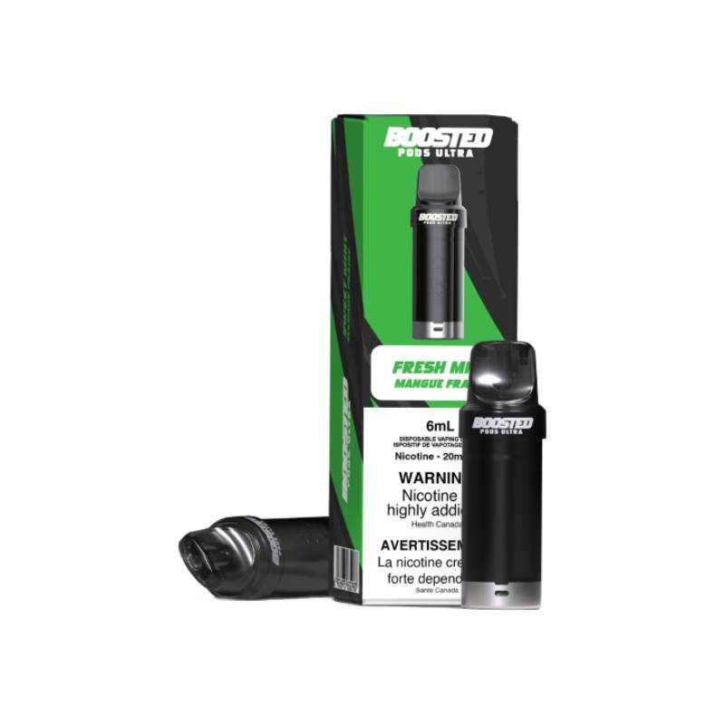 Boosted Ultra Pods 6mL Fresh Mint Synthetic 50mg