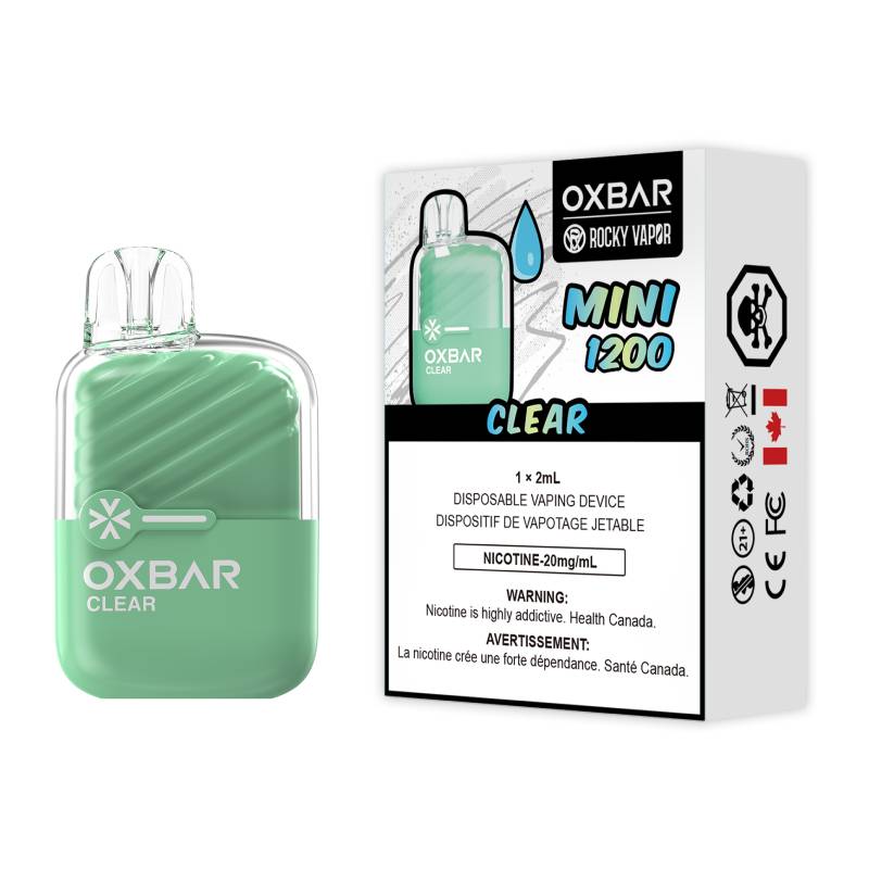 Clear OxBar Mini Disposable Vape