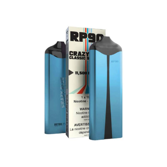 Boosted RP90 Disposable Vape - Crazy Blue, 11,500 Puffs