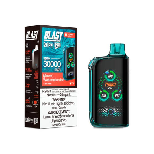 Drip'n Fasta Blast 30k Watermelon Ice Disposable Vape