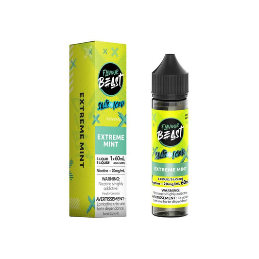 Flavour Beast 60mL 20mg Salt Nicotine Extreme Mint Vape Juice