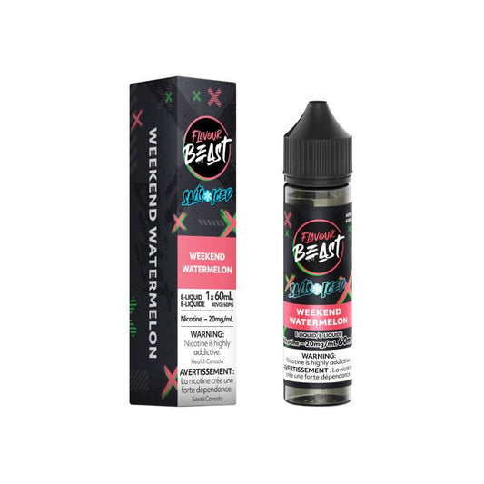 Flavour Beast 60mL 20mg Weekend Watemelon Vape Juice