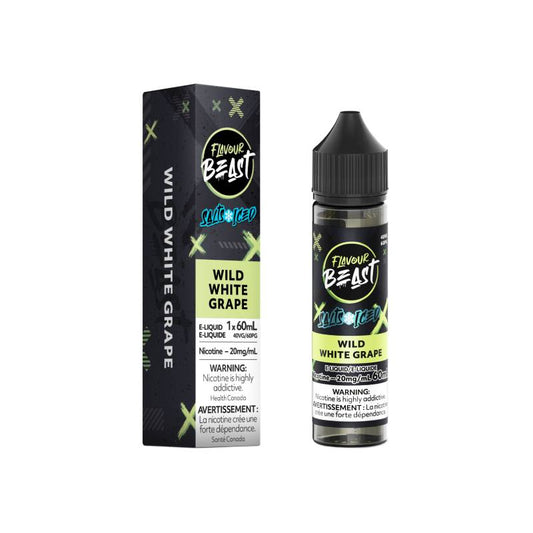 Flavour Beast 60mL 20mg Salt Nicotine Wild White Grape Vape Juice