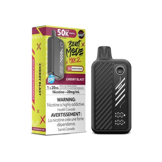 Flavour Beast Beast Mode Max 2 50K Puffs Cherry Blast Disposable Vape