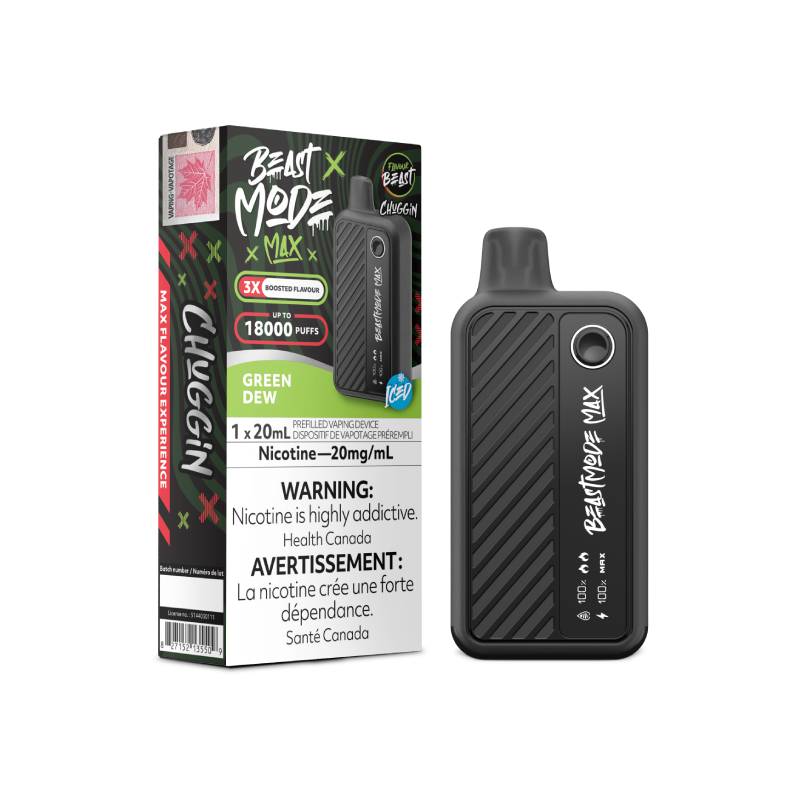 Flavour Beast Mode Max 18k Disposable Vape Green Dew