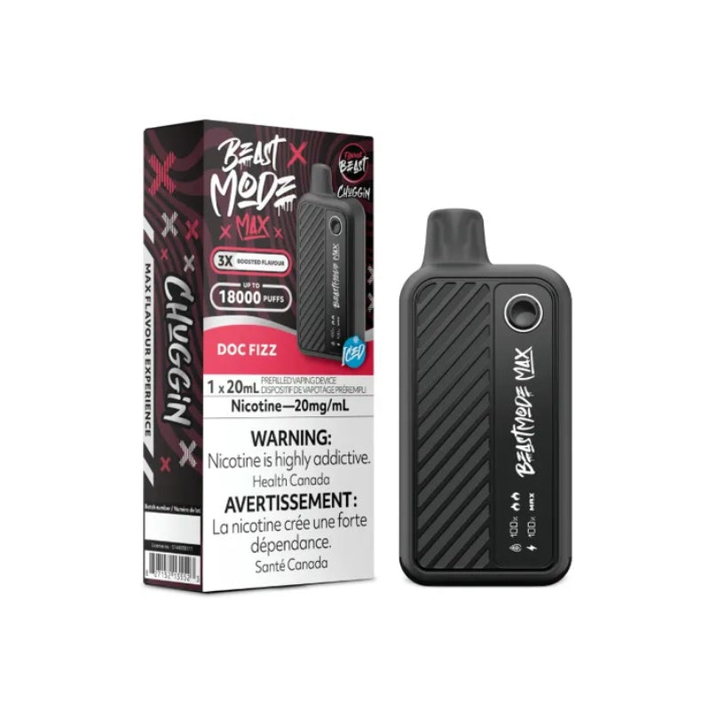 Flavour Beast Mode Max 18K Disposable Vape Chuggin Doc Fizz