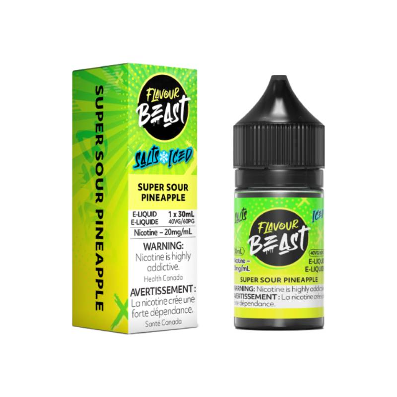 Flavour Beast Nicotine Salt E-Liquid Super Sour Pineapple 20mg