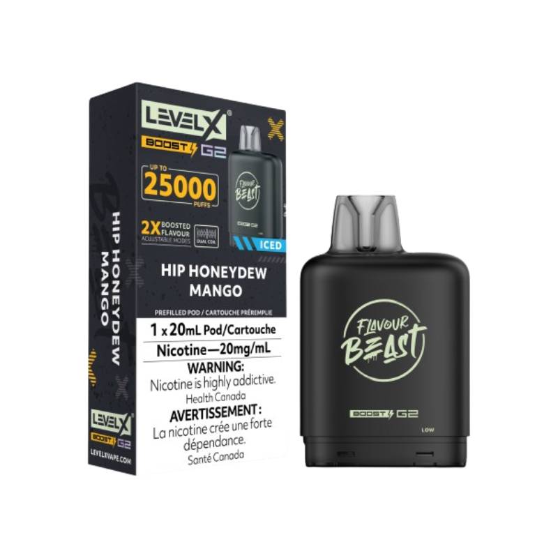 Level X Boost G2 Flavour Beast Hip Honeydew Mango 25K Pod