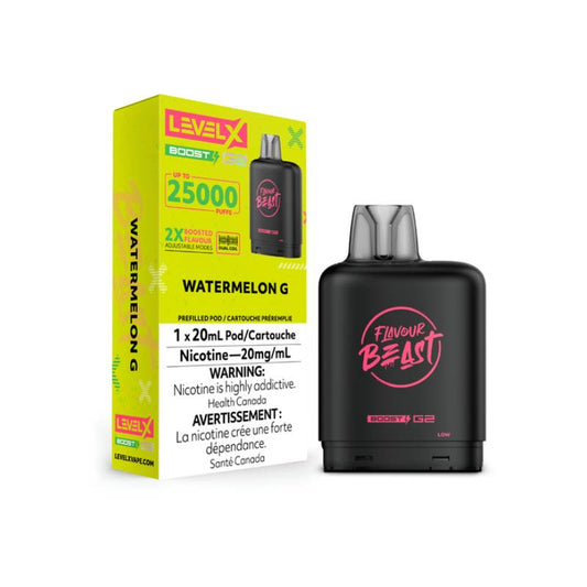 LEVEL-X-BOOST-G2-FLAVOURBEAST-POD-WATERMELONG