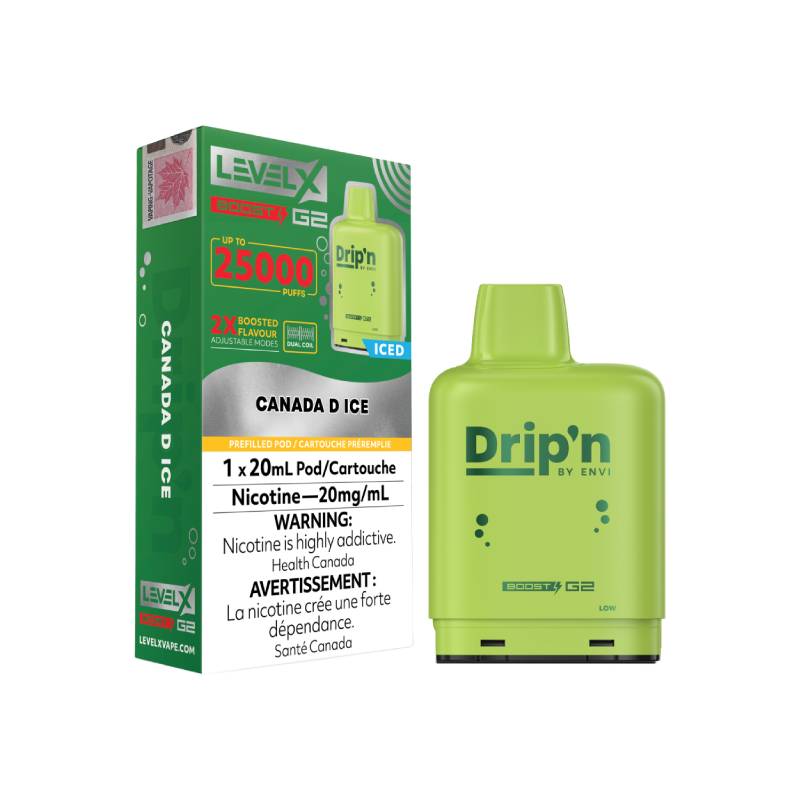 Level X G2 Dripn Pod Canada D Boost 20mL