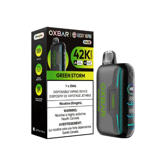 OxBar G42K - Green Storm Disposable Vape