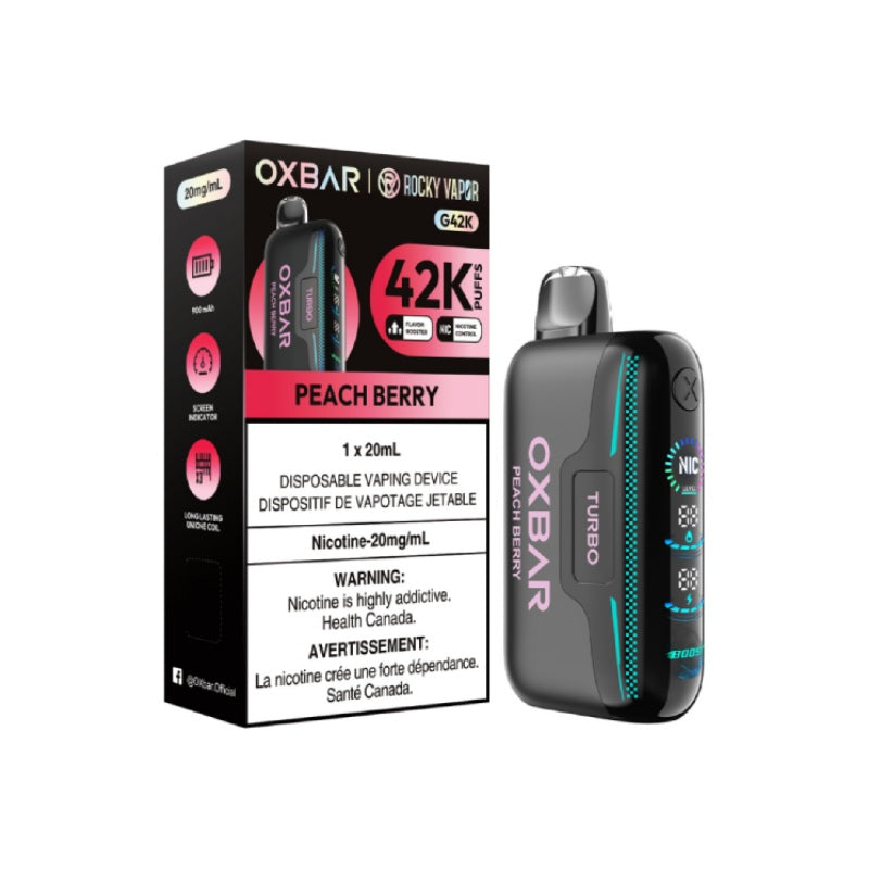 OxBar G42K - Peach Berry Disposable Vape