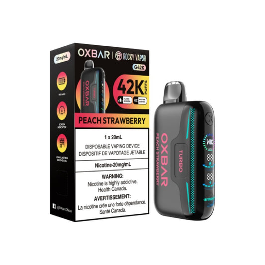 OxBar G42K - Peach Strawberry Disposable Vape