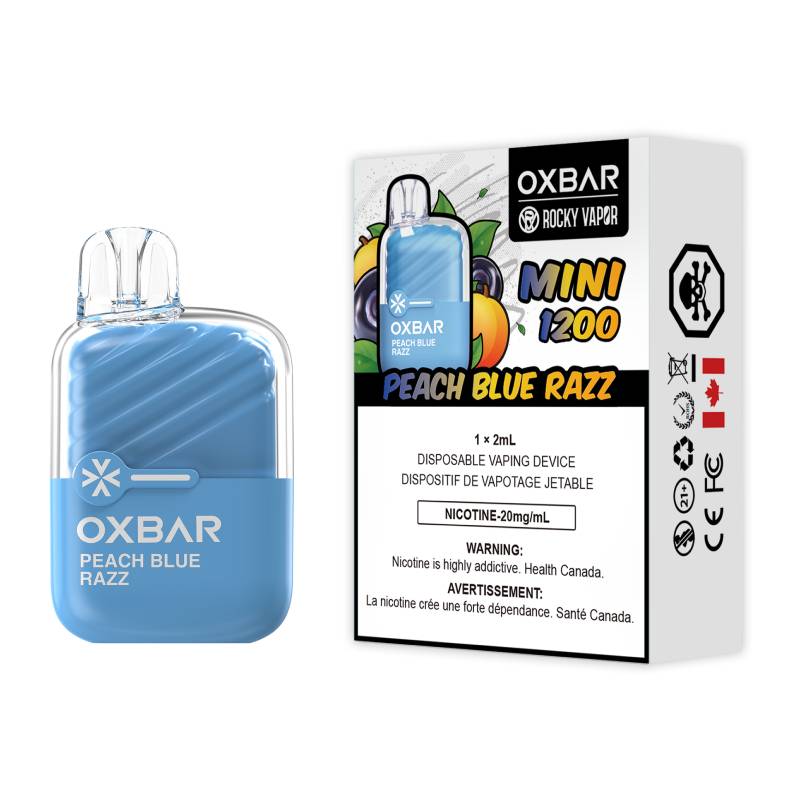 Peach Blue Razz OxBar Mini Disposable Vape