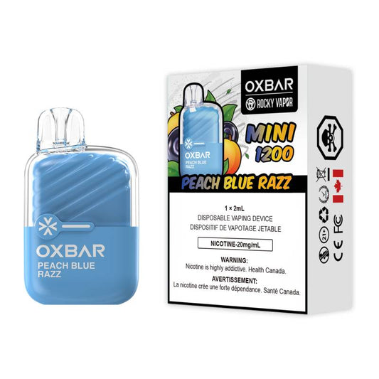 Peach Blue Razz OxBar Mini Disposable Vape