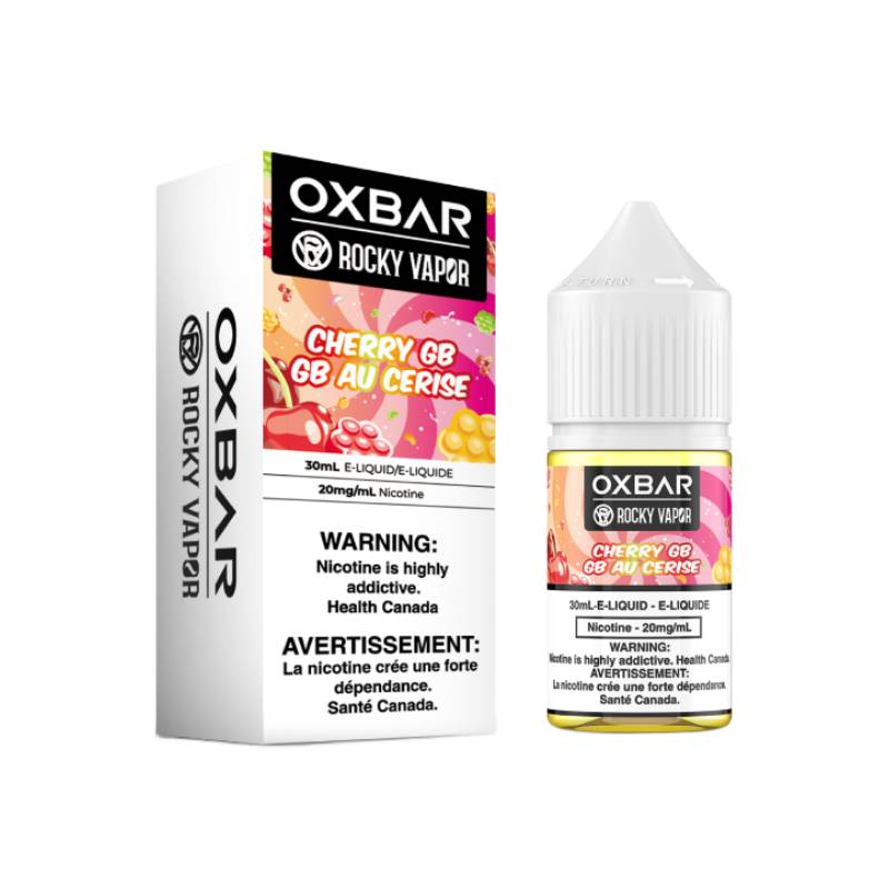 Rocky Vapor OxBar E Liquid Salt Nic 30mL Cherry GB