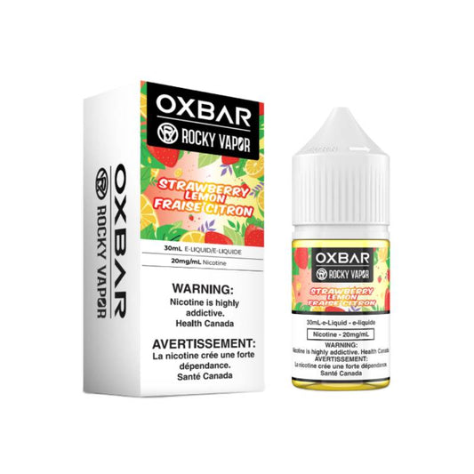 Rocky Vapor OxBar E Liquid Salt Nic 30mL Strawberry Lemon