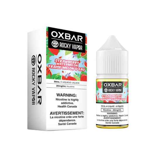 Rocky Vapor OxBar E Liquid Salt Nic 30mL Strawberry Watermelon