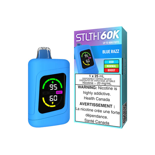 STLTH 60K Disposable Vape - Blue Razz