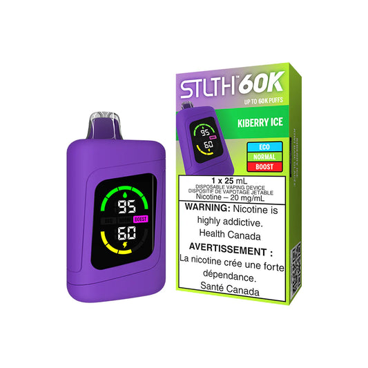 STLTH 60K Disposable Vape - KiBerry Ice