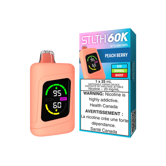 STLTH 60K Disposable Vape - Peach Berry