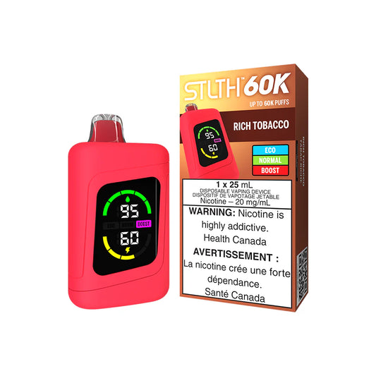 STLTH 60K Disposable Vape - Rich Tobacco