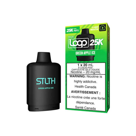 Stlth Loop 25k Green Apple Ice Pod