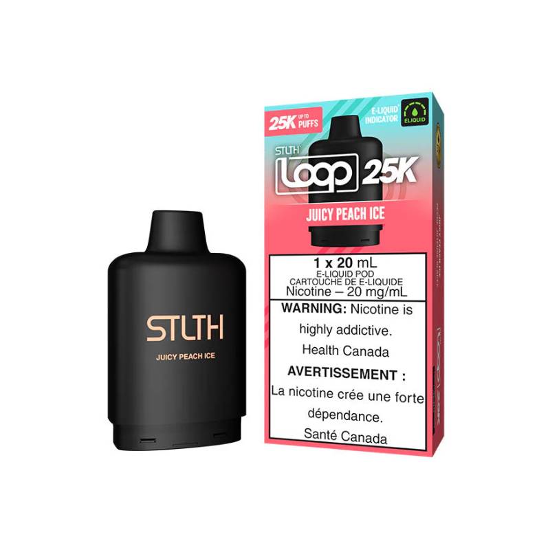 Stlth Loop 25k Juicy Peach Ice Pod