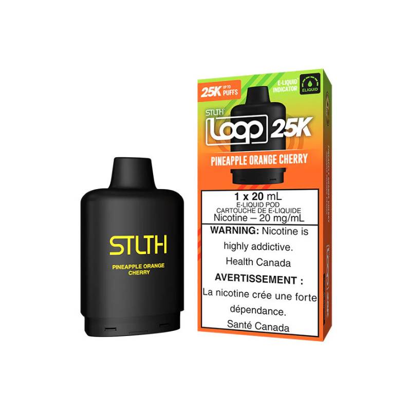 Stlth Loop 25k Pineapple Orange Cherry Pod