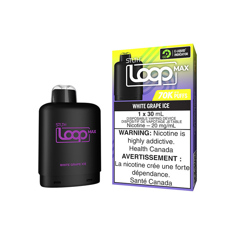 STLTH Loop Max 3 Pod Pack White Grape Ice 70K Pod