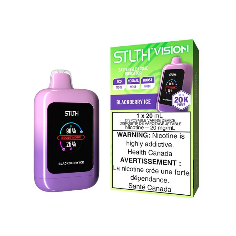 STLTH Vision Disposable Vape Blackberry Ice