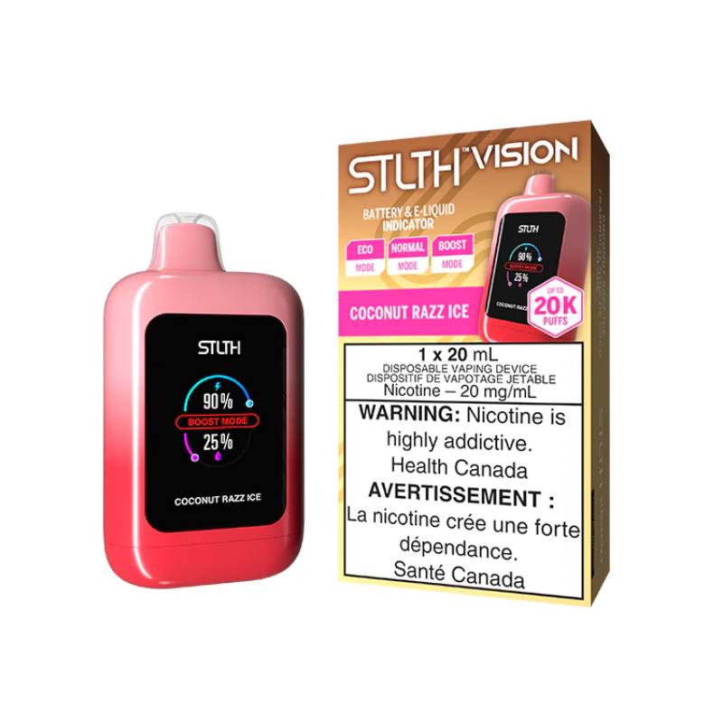 STLTH Vision Disposable Vape Coconut Razz Ice