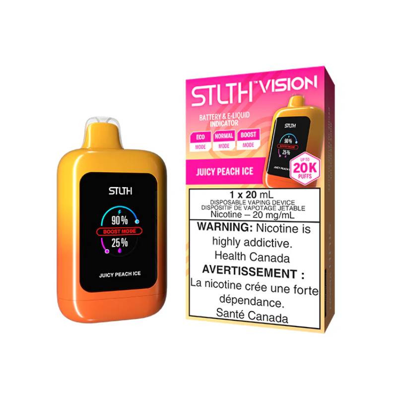 STLTH Vision Disposable Vape Juicy Peach Ice