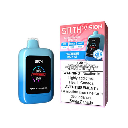 STLTH Vision Disposable Vape Peach Blue Razz Ice