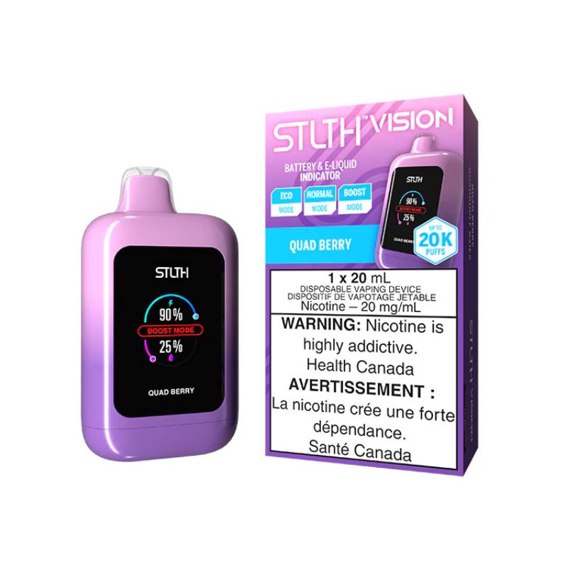 STLTH Vision Disposable Vape Quad Berry