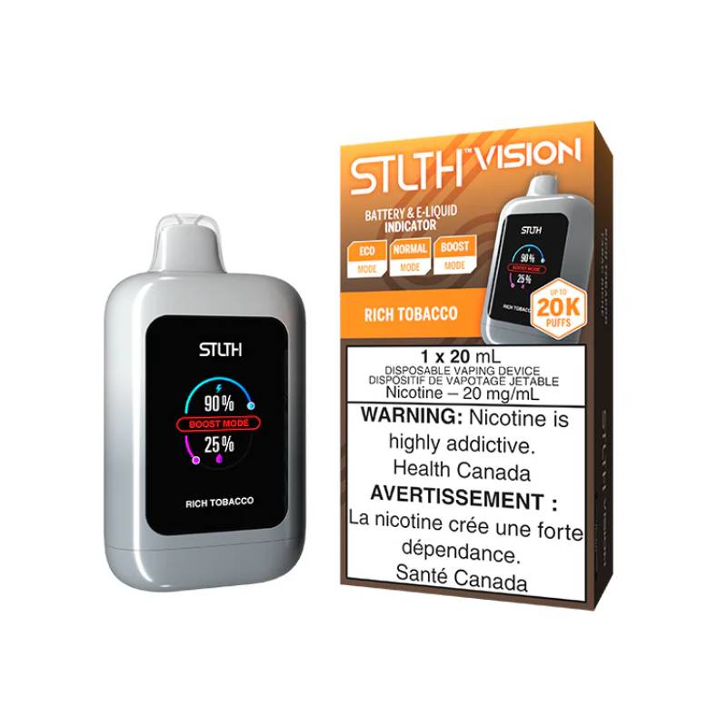 STLTH Vision Disposable Vape Rich Tobacco