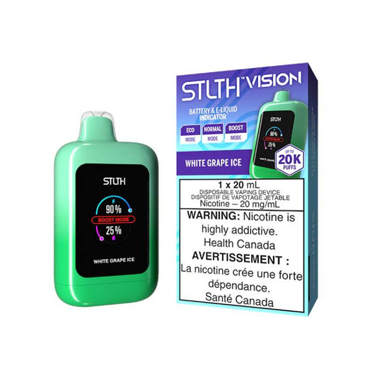 STLTH Vision Disposable Vape White Grape Ice