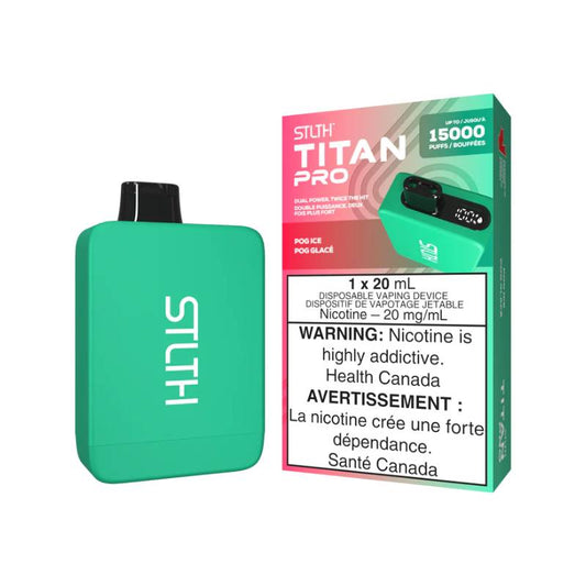 STLTH Titan Pro Disposable - POG Ice, 15000 Puffs