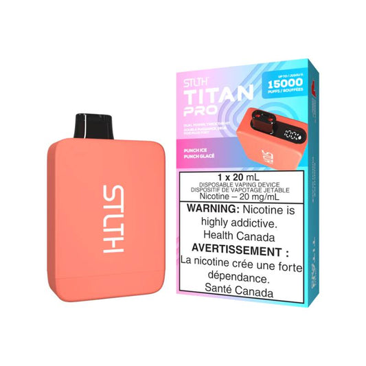STLTH Titan Pro Disposable - Punch Ice, 15000 Puffs