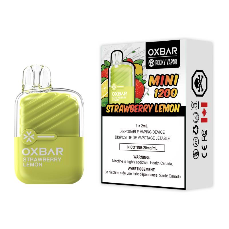 Strawberry Lemon OxBar Mini Disposable Vape