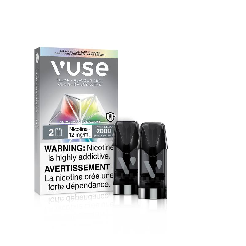 Vuse Pod Pack Clear 12mg - Premium Vape Pods