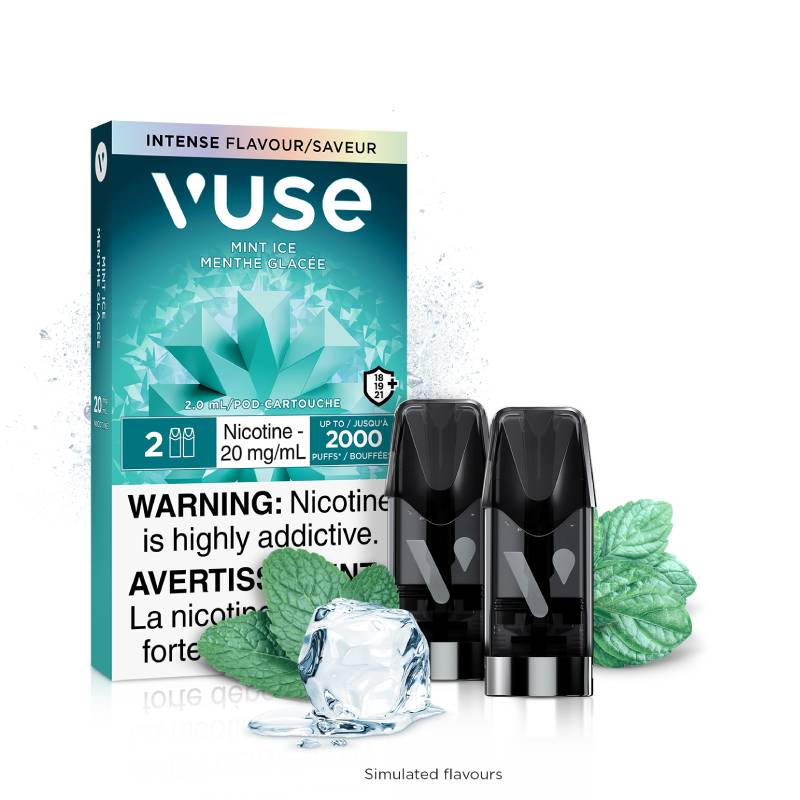 Vuse Pods - Mint Ice, 2mL (2 Pods/PK) – Vapeluv Vapeshop