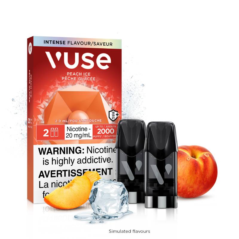 Vuse Pod Pack Peach Ice - Premium Vape Pods