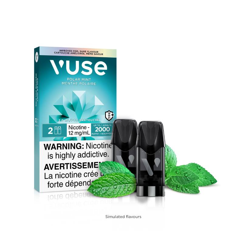 Vuse Pod Pack Polar Mint 12mg - Premium Vape Pods