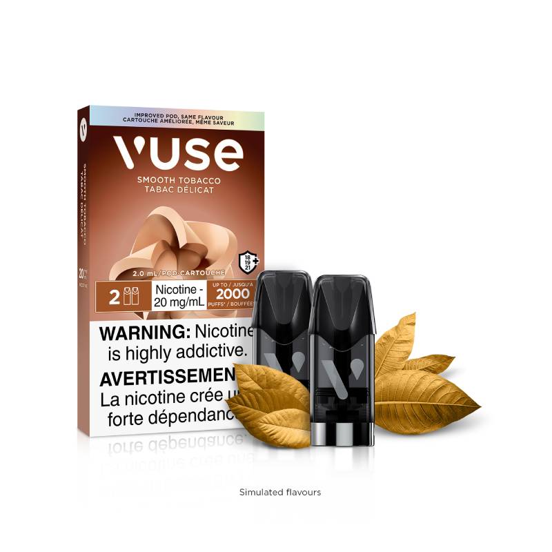 Vuse Pod Pack Smooth Tobacco - Premium Vape Pods